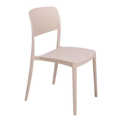 Cadeira Tramontina Marta Areia Empilhável Em Polipropileno Com Proteção Antimicrobiana