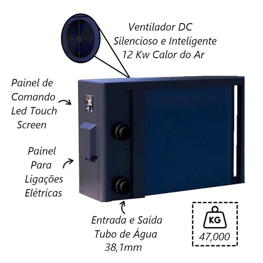 Bomba Calor Aquecedor Piscina Full Inverter Wifi 30300l 220v - 4
