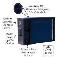 Bomba Calor Aquecedor Piscina Full Inverter Wifi 30300l 220v