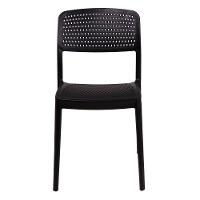 Cadeira Tramontina Serena Preto Empilhável Em Polipropileno Com Proteção Antimicrobiana - 2