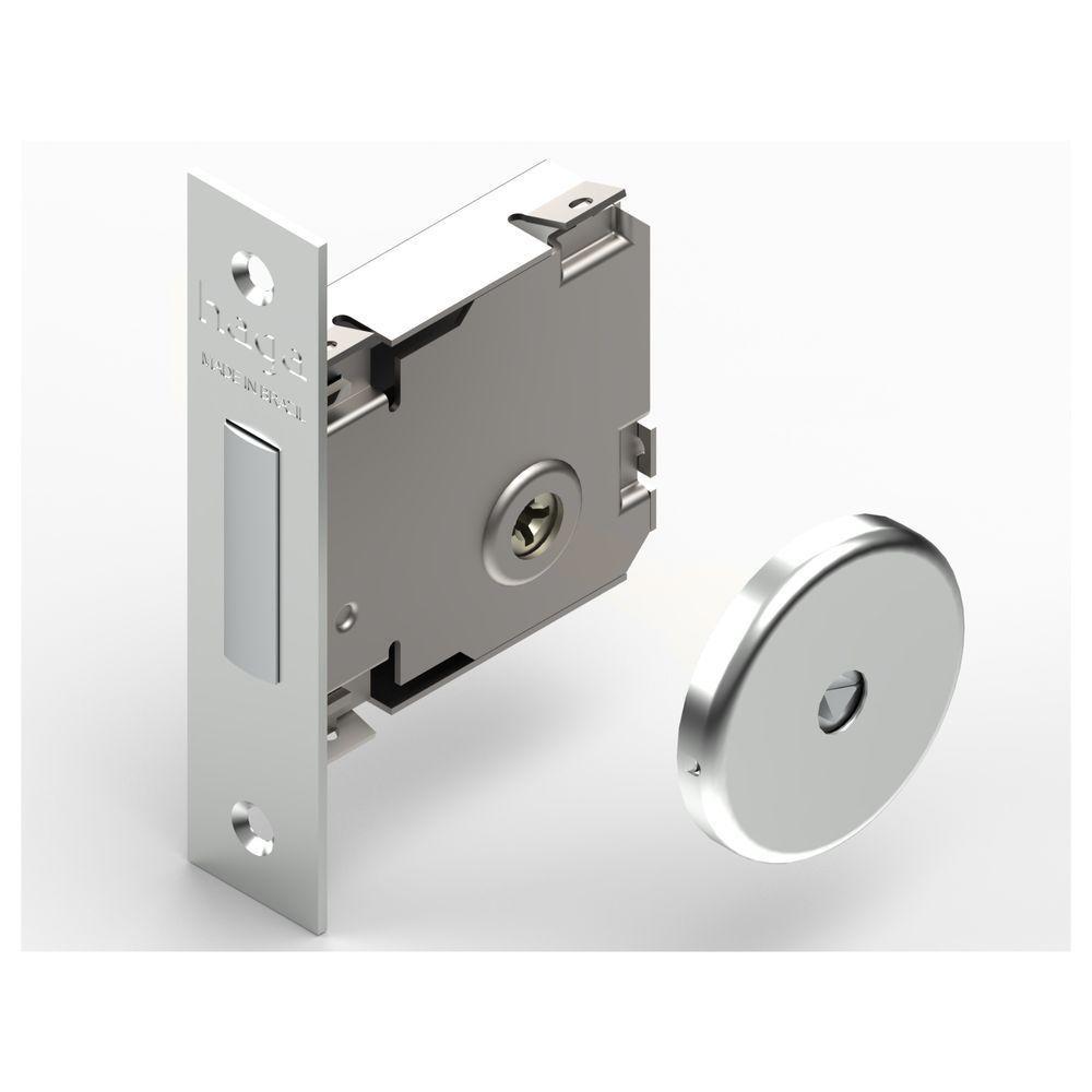 Fechadura Trava Tetra Auxiliar Haga 601 Inox 304 Com Roseta Quadrada - 4