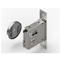 Fechadura Trava Tetra Auxiliar Haga 601 Inox 304 Com Roseta Quadrada - 3