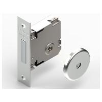 Fechadura Trava Tetra Auxiliar Haga 601 Inox 304 Com Roseta Quadrada