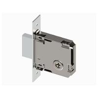 Fechadura Trava Tetra Auxiliar Haga 601 Inox 304 Com Roseta Quadrada - 6