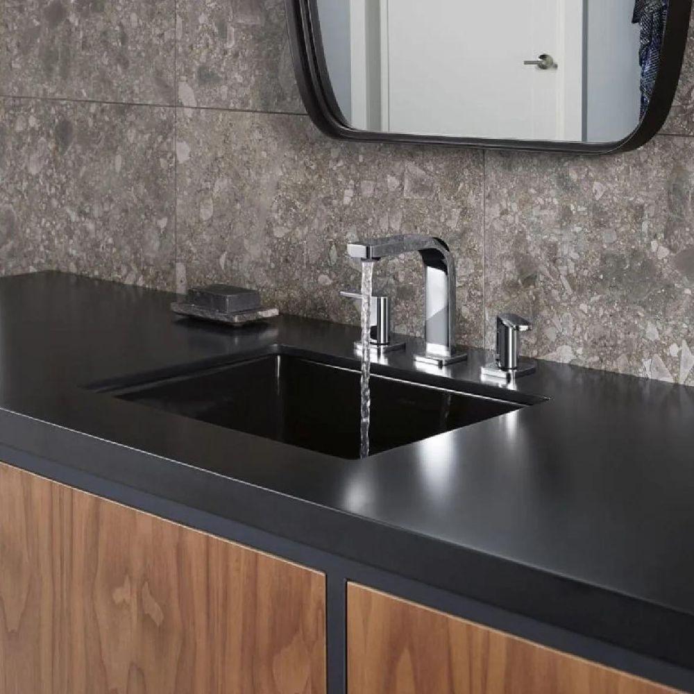 Misturador Lavatorio Parallel Duplo Comando Kohler Cromado - 4