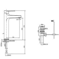 Misturador Monocomando Kohler July De Mesa Bica Alta Cromado 15238br-4nd-cp - 2