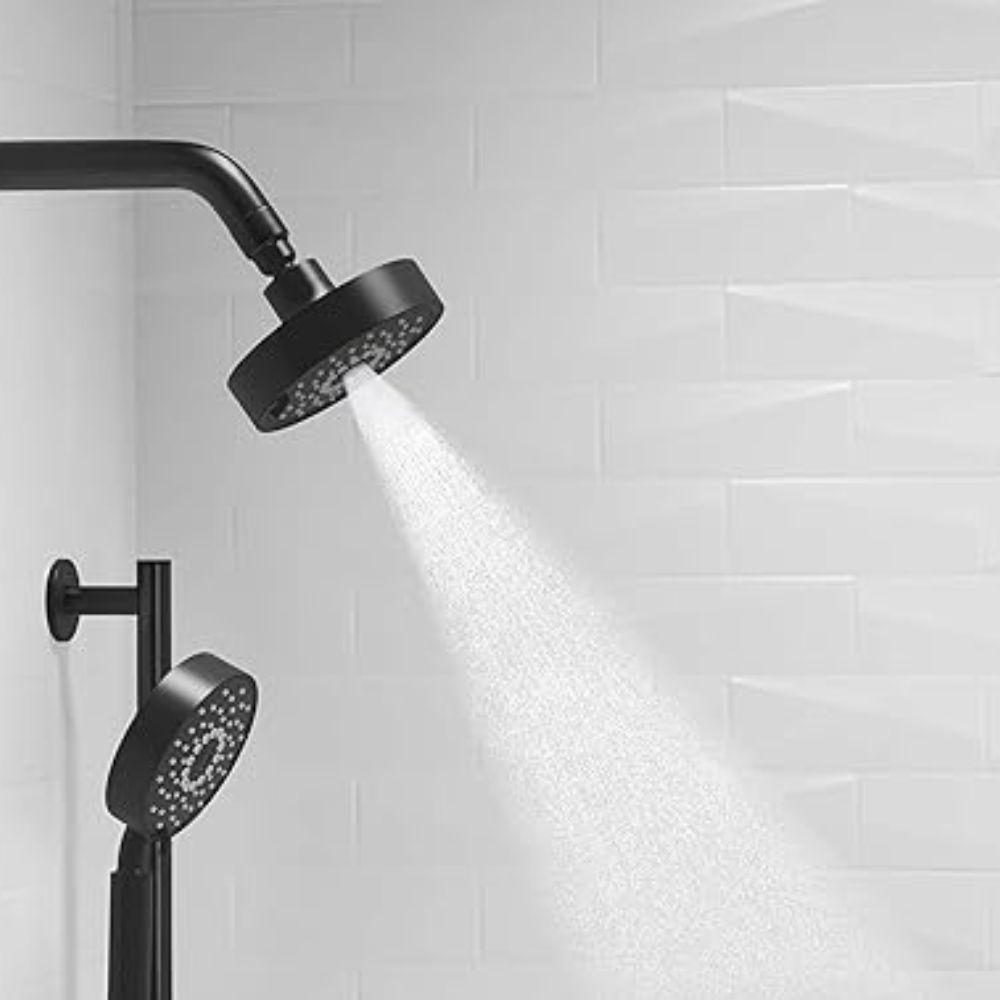 Chuveiro Kohler Purist Multi Função Preto Com Tubo 22170br-bl - 7