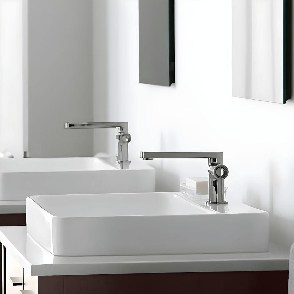 Cuba Para Banheiro Kohler Vox Retangular De Sobrepor Retangular 58x46cm Com Furo Branca 2660br-1-0 Branco - 7