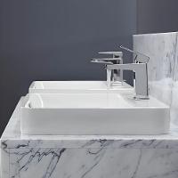 Cuba Para Banheiro Kohler Vox Retangular De Sobrepor Retangular 58x46cm Com Furo Branca 2660br-1-0 Branco - 6