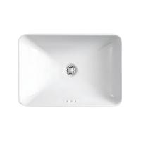 Cuba Para Banheiro Kohler Vox De Sobrepor Retangular 57x41cm Branca 5373br-0 Branco - 1