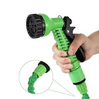 Mangueira Jardim Expansível 30 Metros Resistente Jatos Da Água Verde - 5