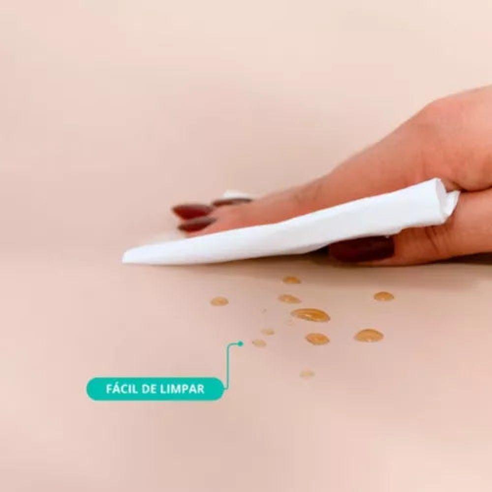 roteção De Colchão Nude Impermeável Berço Americano Com Zíper - 5