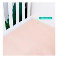 roteção De Colchão Nude Impermeável Berço Americano Com Zíper - 3