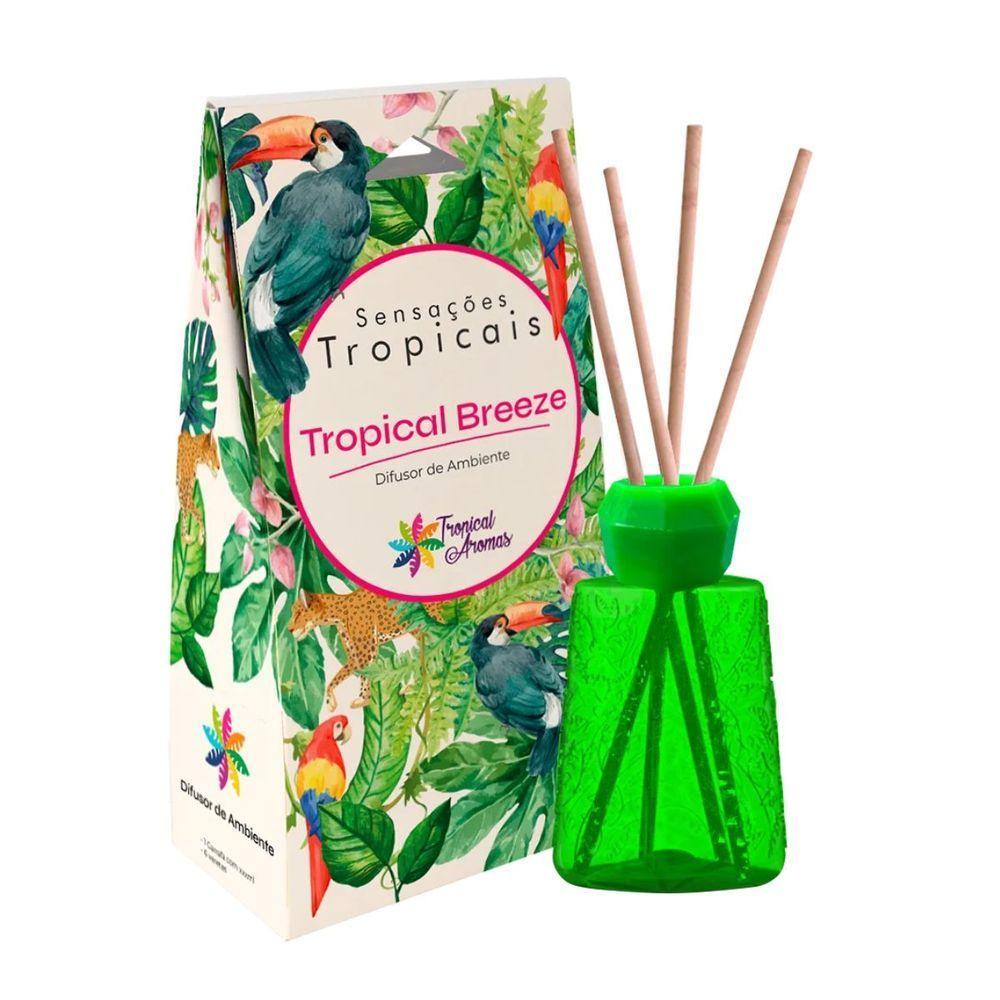 Difusor Varetas Presenteável 150ml Sensações Tropical Breeze TA5937997V Aroma Brisa Tropical - 1