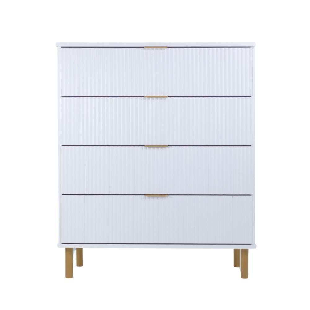 Cômoda Ditália 4 Gavetas DM-239 Branca - 2