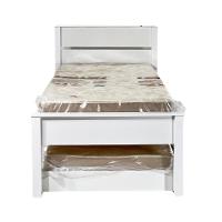 Cama Solteiro Ditália Cama Aux+2colch Cm22 Cm23 Cor:branco Branco - 9