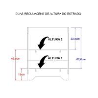 Berço Com Colchão Ditália Multifuncional 3x1 BBI-51 Branco - 7