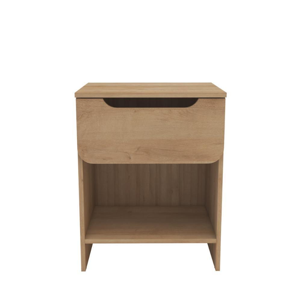 Mesa De Cabeceira Ditália 1 Gaveta Dm-126 Cor:riviera Riviera - 4