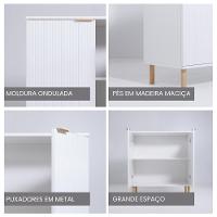 Aparador Buffet Ditália 2 Portas R-632 Branco - 3