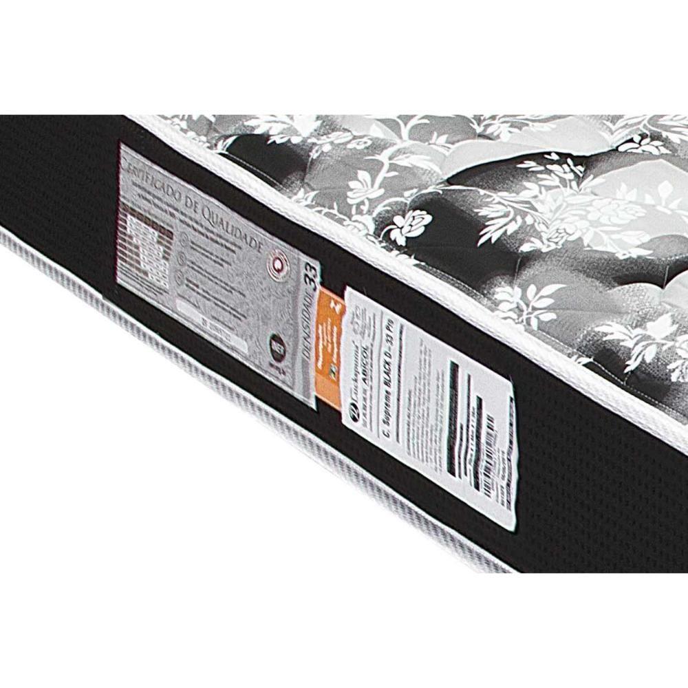 Colchão Solteiro Espuma D33 Supreme Pillow Top Black (88x188x24) - Luckspuma - 4
