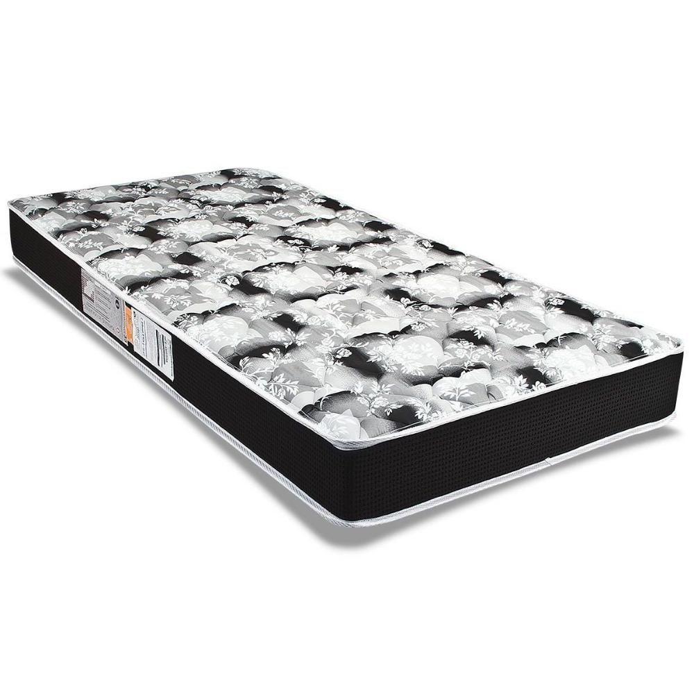 Colchão Solteiro Espuma D33 Supreme Prtó Saúde Black (78x188x17) - Luckspuma - 1