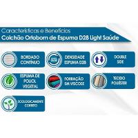 Colchão Solteiro Espuma D28 Light Saúde (88x188x14) - Ortobom - 6
