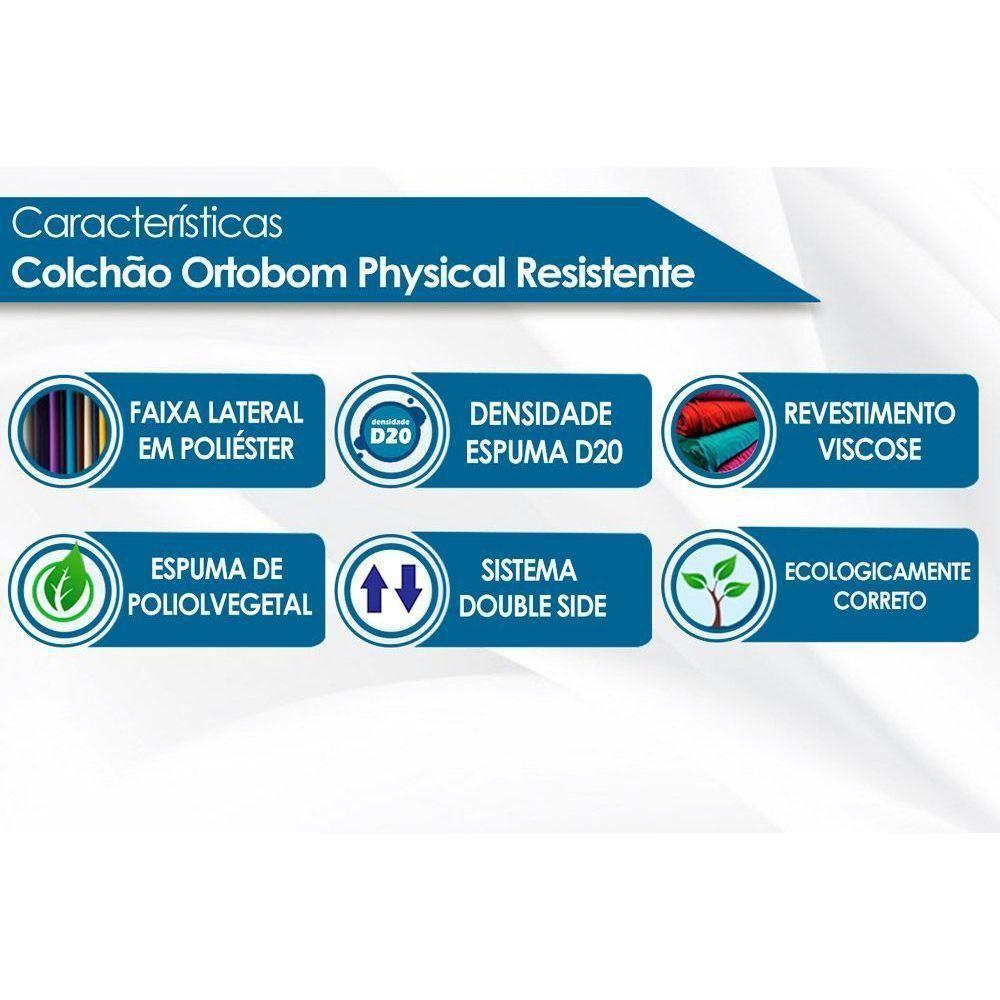 Colchão Infantil Espuma Physical Resistente Liso (70x150x12) - Ortobom - 4