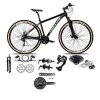 Bicicleta Aro 29 Absolute Nero 5 Câmbios 27v Shimano Altus Freios Hidráulicos Pneu Com Faixa - Preto Tam.19 - 1