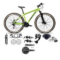 Bicicleta Aro 29 Absolute Nero 5 Câmbios 27v Shimano Altus Freios Hidráulicos Pneu Com Faixa - Verde Tam.15 - 1