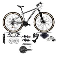 Bicicleta Aro 29 Absolute Nero 5 Câmbios 27v Shimano Altus Freios Hidráulicos Pneu Com Faixa - Cinza Tam.15 - 1