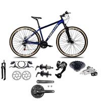 Bicicleta Aro 29 Absolute Nero 5 Câmbios 27v Shimano Altus Freios Hidráulicos Pneu Com Faixa - Azul Tam.21 - 1