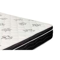 Cama Box Viúva: Colchão Molas Bonnel Ortobom Nanolastic Physical Spring + Base CRC Suede Black(128x188) - 2