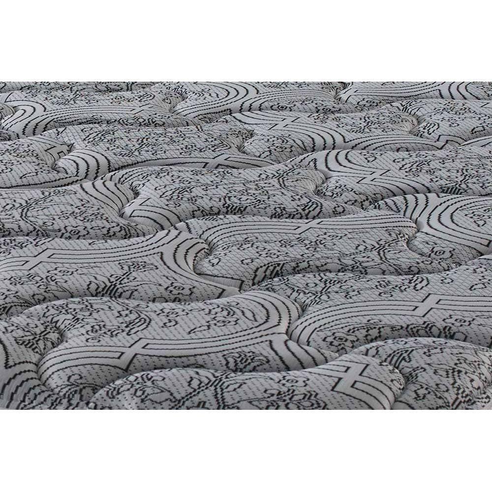 Conjunto Box Baú Casal: Colchão Molas Anjos Royal + Base CRC Suede Black(138x188) - 3