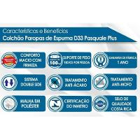 Colchão Queen Espuma D33 Pasquale Plus Euro Pillow Clean (158x198x25) - Paropas - 6