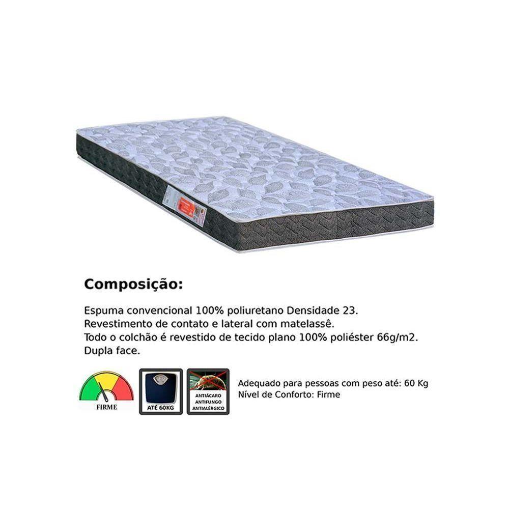 Colchão Solteiro Espuma D23 Comfortpedic Line (88x188x12) - Orthoflex - 5