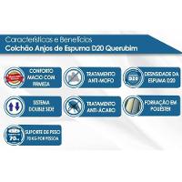 Colchão Solteiro Espuma D20 Querubim Liso (88x188x14) - Anjos - 5