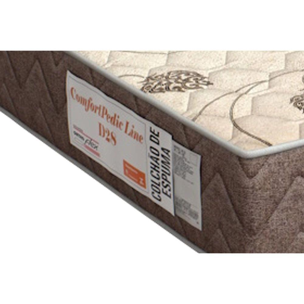 Conjunto Box Viúva: Colchão Espuma Orthoflex D28 Comfortpedic+ Base CRC Suede Clean(128x188) - 2