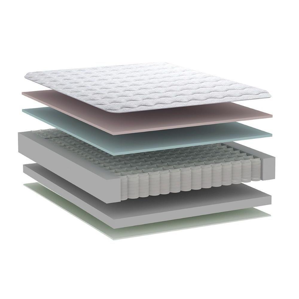 Colchão King Molas Ensacadas Bumpcore Bordado Enrolado (193x203x31) - Herval - 7