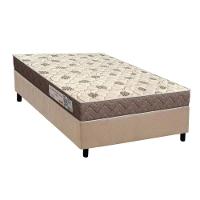 Conjunto Box Solteiro: Colchão Espuma Orthoflex D28 Comfortpedic+ Base CRC Suede Clean(78x188) - 1