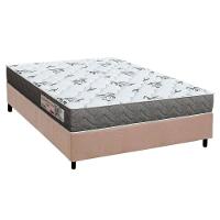 Conjunto Box Viúva: Colchão Espuma Orthoflex D33 ComfortPedic Line Black + Base CRC Suede Clean(128x188) - 1