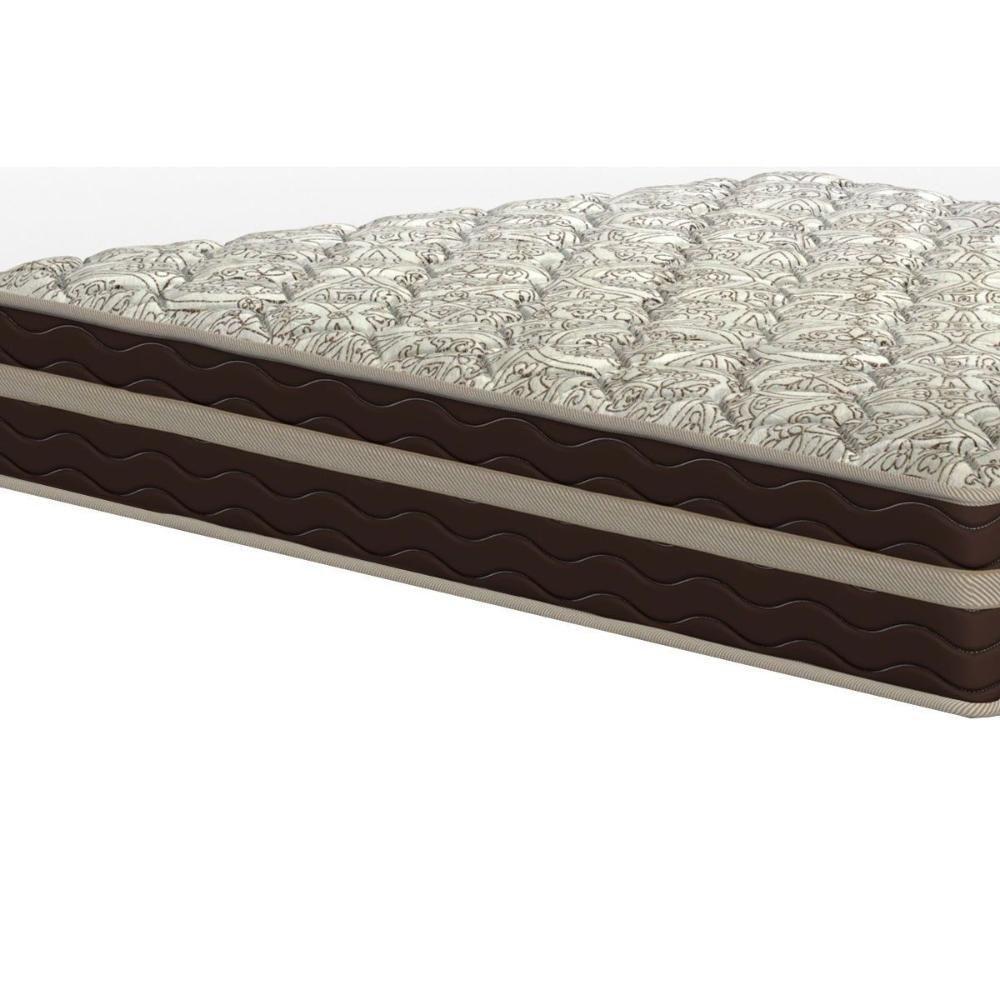 Cama Box Baú King: Colchão Ortopédico Probel Wood Guarda Costa Extra Firme Brown + Base CRC Suede Brown(193x203) - 2