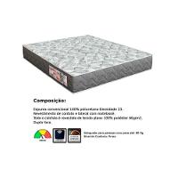 Conjunto Box Viúva: Colchão Espuma Orthoflex D23 ComfortPedic + Base CRC Suede Black(128x188) - 2