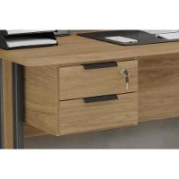 Gaveteiro p/ Escritório Versátil 2001A 2 Gavetas e 1 c/ Chave Itapuã - Kappesberg - 2