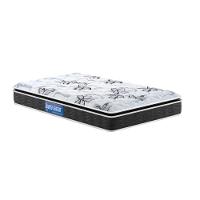 Colchão Solteiro Espuma D40/20 Guarda Costas Premium Hiper Firme Pillow Top Black (88x188x24) - Probel - 1