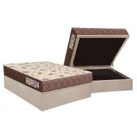 Conjunto Box Baú Casal: Colchão Espuma Orthoflex D33 Comfortpedic + Base CRC Suede Clean(138x188) - 1