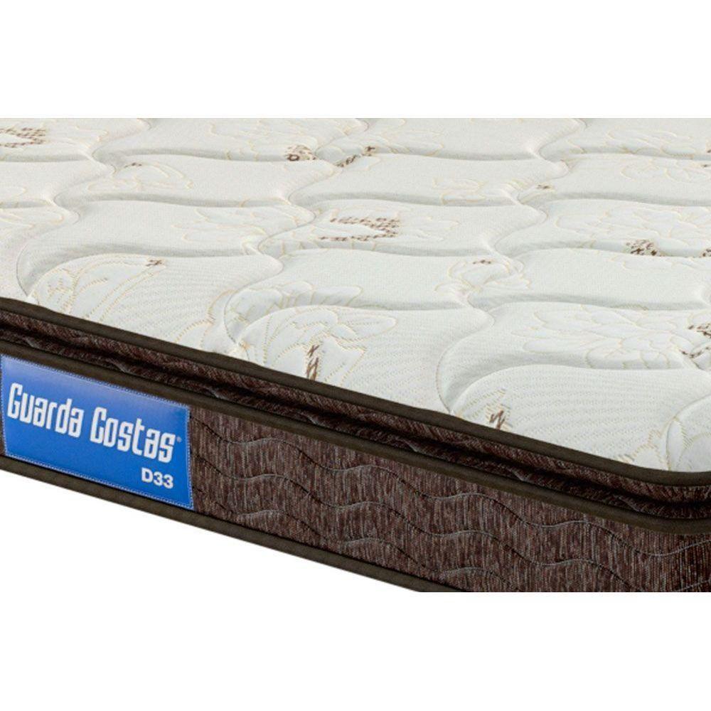 Colchão Solteiro Espuma D33 Guarda Costas Pillow Top Brown (88x188x24) - Probel - 2