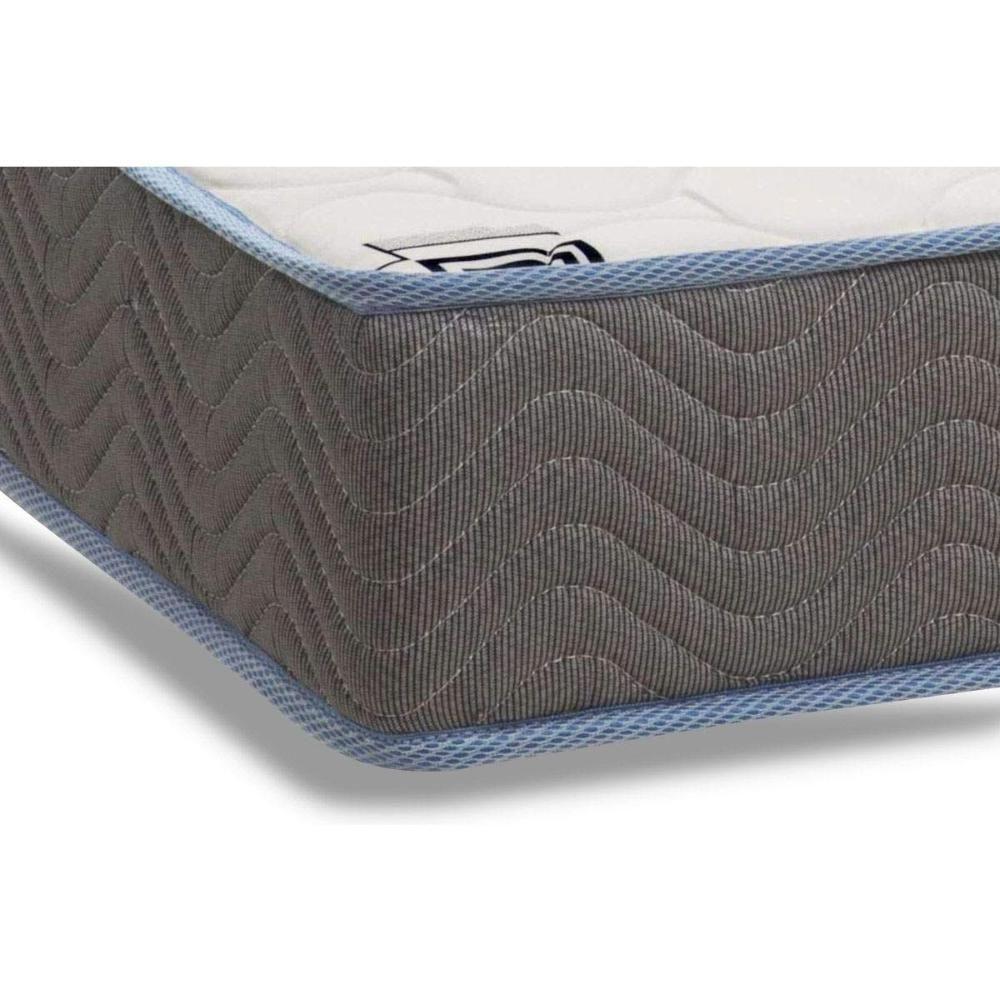 Conjunto Box Baú Solteiro: Colchão Espuma Ortobom D33 Light Saúde + Base CRC Courano White (88x188) - 7