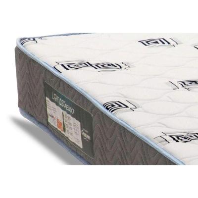 Conjunto Box Queen: Colchão Espuma Ortobom D33 Light Saúde + Base CRC Suede Black (158x198)