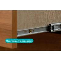 Cômoda De Quarto 1160 com 6 Gavetas com Espelho Branco-courano Branco - Carraro