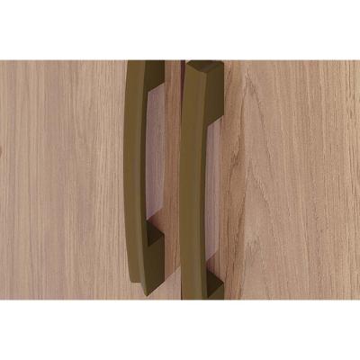 Guarda Roupa Solteiro DA133 3 Portas de Abrir 2 Gavetas Branco-rosa Henn